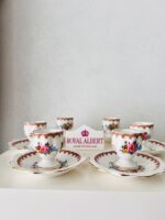 Royal Albert Lady Carlyle Egg Cup and Plates Set - Made in England - Image 4