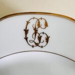 Limoges Porcelain Pastry Set – Antique French Set with Gilded Accents - Image 7