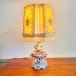 Lace Porcelain Table Lamp – Romantic German Lighting with Filigree Detail