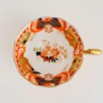 Royal Albert Gladiola Teacup and Saucer – Avon Shape, Crown China, 1950s Floral Collectible - Image 2