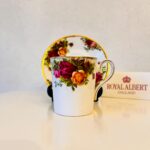 Royal Albert Mokka Cup and Saucer – Old Country Roses, English Porcelain, LTD - Image 2