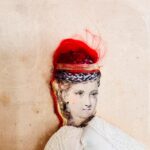 Victorian Shadow Box – 3D Décor with La Mode Illustree Print and Fabric Detail - Image 5