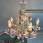 Pink Murano Glass Chandelier – Italian Art Glass Pendant Light, Handcrafted - Image 6
