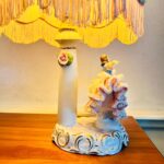 Porcelain Lace Table Lamp – German Vintage Lighting with Rococo Flair - Image 5