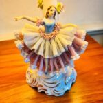 Porcelain Lace Table Lamp – German Vintage Lighting with Rococo Flair - Image 3