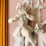 Porcelain Rococo Wall Plaque – Alt Meissen Style Portrait Art, Dresden Figurine Relief - Image 5