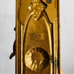 Bronze Putti Wall Sconces – Italian Cherub Candle Holders, Brevettato Pair - Image 9