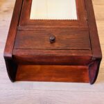 Wood Cabinet with Beveled Mirror – Apothecary or Bathroom Wall Storage - Image 6