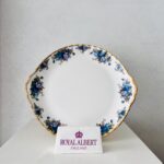 Original Royal Albert Moonlight Rose Plate, English Bone China Porcelain, LTD 1987 - Image 4