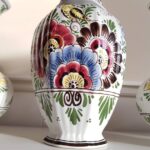 Delft Polychrome Ginger Jar – Hand Painted Ceramic Vase, Dutch Vintage Decor - Image 5