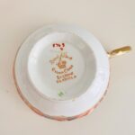 Royal Albert Gladiola Teacup and Saucer – Avon Shape, Crown China, 1950s Floral Collectible - Image 8