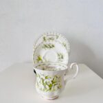 Vintage Royal Albert January Snowdrops Trio: 1970s Bone China Cup, Saucer, Plate - Image 6