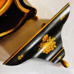 Eluxa Mantel Clock with Pendulum: Signed L. Liechti, Brass Bracket Style - Image 5