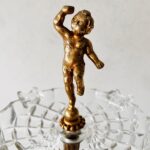 Mid Century Italian Pillar Ashtray – Brass Hollywood Regency Stand - Image 4