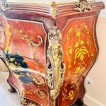 French Louis XV Marble Top Cabinet – Ornate Antique Storage Furniture - Image 5