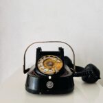 Vintage Retro Telephone, Black Telephone, Dutch Retro PTT, Rotary Telephone , Desk Telephone, Black Bakelite - Image 3