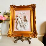Porcelain Rococo Wall Plaque – Alt Meissen Style Portrait Art, Dresden Figurine Relief