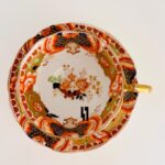 Royal Albert Gladiola Teacup and Saucer – Avon Shape, Crown China, 1950s Floral Collectible - Image 6