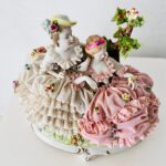 Crown N Lace Porcelain figurine, Victorian Style, Collectible Item - Image 2