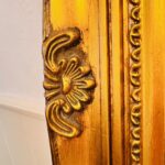 Vintage Rococo Gold Wall Mirror: Ornate Beveled French Style - Image 12