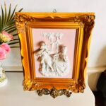 Porcelain Rococo Wall Plaque – Alt Meissen Style Portrait Art, Dresden Figurine Relief - Image 2