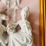 Porcelain Rococo Wall Plaque – Alt Meissen Style Portrait Art, Dresden Figurine Relief - Image 6