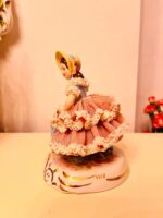 Crown Dresden Lace Porcelain Figurine – German Rococo Style - Image 4