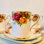 Royal Albert Mokka Cup and Saucer – Old Country Roses, English Porcelain, LTD - Image 4