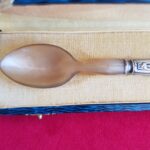 Vintage Spoon, Silver Handle, Old Emblem, Special Spoon, Souvenir Spoon, Baby Spoon, Original Box - Image 2