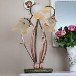 Renzo Del Ventisette Floor Lamp – 4-Tier Glass Shades, Brass Finish, Hollywood Regency Style - Image 2