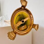 Mid Century Italian Pillar Ashtray – Brass Hollywood Regency Stand - Image 9