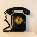 Vintage Black Rotary Wall Telephone - Dutch PTT '40s - Image 3