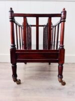 Vintage Victorian Canterbury - Antique Style Magazine Rack: Newspapers, Magazines Holder. - Image 4