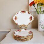 Royal Albert Old Country Roses Bone China Tea Set - England - Image 3