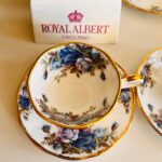 Royal Albert Moonlight Rose Tea Cups & Saucers - Avon Shape, Set of 6 - Image 7